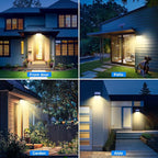 Peasur 2 Pack Solar Motion Lights Outdoor, 318 LED Solar Security Light - Image 7