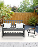 SERWALL Folding Outdoor Side Table Set of 2, Portable Adirondack Side Table - Image 9