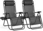 NEWBULIG Zero Gravity Chair Set of 2, Lounge Chair Folding Portable Adjustable by NEWBULIG