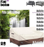 2-Seater Outdoor Couch Cover, 100% Waterproof Heavy Duty Patio Sofa Covers - Image 3