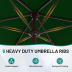 AreShark 7.5FT Patio Umbrella Table Market Umbrella - Image 4