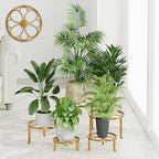 5 Pack Metal Outdoor Plant Stand Heavy Duty Plant Pot Stands by Unknown