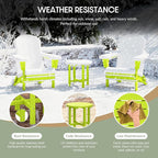 WestinTrends Dylan Adirondack Round Outdoor Side Table - Image 5