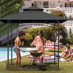 Grill Gazebo Replacement Top, 5 * 8 Outdoor BBQ Top Cover, Double Layer BBQ - Image 5