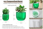 Melphoe Self Watering Pots for Indoor Plants Planter, 8.3/5.3 Inch 2 Pack - Image 6
