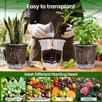 MIXC 12 Packs 6.5 Inch Self Watering Pots - Image 6
