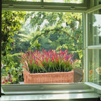 Artificial Faux Plants Flowers for Outdoor Decorations, Fake Monkey Grass for - Image 2