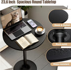 Furmax Bistro Pub Table Round Bar Height Cocktail Table - Image 3
