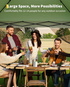 Canopy Tent 13x13 ft, Pop Up Gazebo One-Push Setup - Image 5