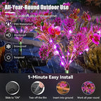 Neporal Garden Solar Lights Outdoor Waterproof IP65, 2PK Phalaenopsis Solar - Image 4