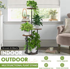 TOSKING 5 Tier Metal Plant Stand Indoor， Plant Shelf, Corner Shelf Flower Pot - Image 7