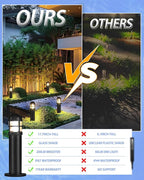 2 Pack 12V LED Bollard Pathway Lights, High Brightness 200LM, IP67 Waterproof - Image 4