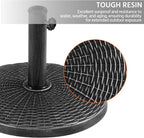 Yaheetech 22 lbs Outdoor Umbrella Base, Heavy Duty Market Umbrella Base Stand - Image 5