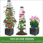 MQFORU 2 Packs Raised Garden Bed Tomato Planter - Image 6