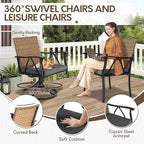 7-Piece Patio Dining Set for 6, Outdoor Dining Set - Image 6