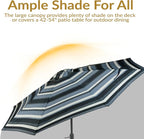 Sunnydaze Outdoor Patio Umbrella - Image 4
