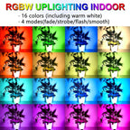 RGBW 8W LED Spotlight with Remote, 16 Color Changing Landscape Lighting - Image 4