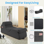 ijuicy 25" Wide Corduroy Yoga Chair, Yoga Lounge Chair - Image 7