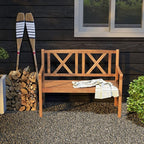 Giantex Patio Garden Bench Loveseat - Image 7