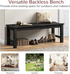 Stoog Outdoor Benches Set of 2, 2-Person Backless Patio Bench, All-Weather HIPS - Image 9