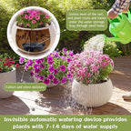 7.16” Self Watering Planter Insert, 10 Pack Invisible Hanging Basket Drip Pan - Image 5