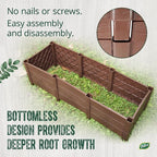 Dalen Modular Raised Bed Garden – Faux Wood – 8 Panel Starter Pack – Makes - Image 4
