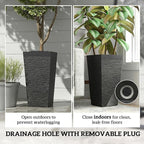 Outsunny 22.8 Inch Tall Planters - Image 8