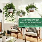 3 Pack 8/10/12 Inch Hanging Planters - Image 2