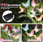 Solar Garden Lights 4 Pack Waterproof Decorative Solar Lights Outdoor - Image 3