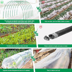 Greenhouse Hoops Grow Tunnel, 10 Sets of 8FT Long Garden Hoops - Image 6