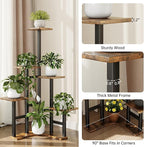 Corner Plant Stand Indoor, 6 Tiered Corner Plant Shelf Flower Stand - Image 4