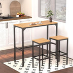 AECOJOY 6 Piece Patio Bar Set, Patio Bar Height Table and Chairs Set 47" - Image 2