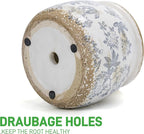Vintage Ceramic Ice Crack Flower Pot - Image 2