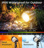 MEIKEE 7W 800lm Low Voltage Landscape Lights, 12V 24V LED Landscape Lighting - Image 4