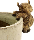 The Bridge Collection Highland Cow Pot Hanger - Image 2
