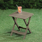 Adams Quik-Fold Side Table, Portobello - Image 2