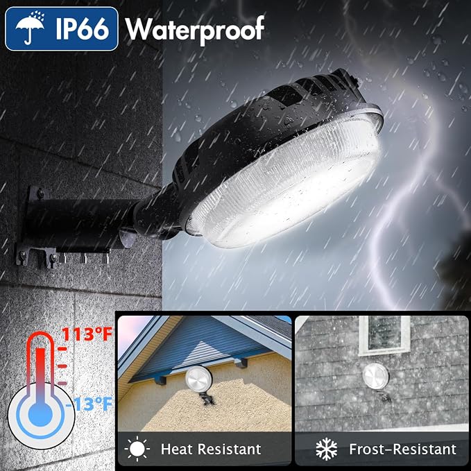 2 Pack 150W LED Barn Light, 20000LM Dusk to Dawn Outdoor Light, Yard Light - Image 5