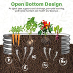 TATAANTY Galvanized Raised Garden Bed - Image 5