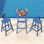 Outdoor Bar Table, HDPE Patio Bar Table, All Weather Height Patio Tables - Image 5