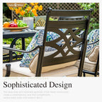 Sophia and William Swivel Patio Dining Set - Image 2