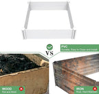 4' x 2' Vinyl Raised Garden Bed Screwless Planter Box - Image 5