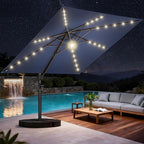 HOMSHADE 10 ft Square Cantilever Patio Umbrella by HOMSHADE