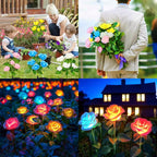 WdtPro Solar Lights Outdoor, 8 Pack Solar Garden Light - Image 6