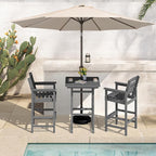 SERWALL 4 Pieces Outdoor Patio Bar Set by SERWALL