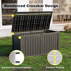 EasyUp 180 Gallon Outdoor Deck Box Waterproof, UV Resistant Resin Outdoor - Image 3