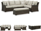 Signature Design by Ashley Brook Ranch Casual Nuvella Weather Resistant Fabric - Image 7