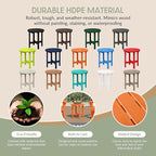 WestinTrends Dylan Adirondack Round Outdoor Side Table - Image 6