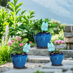 Ceramic Pots for Plant with Self Watering Globes, 6 inch Planters for Indoor - Image 6