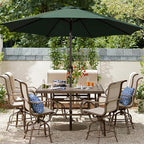 Blissun 9' Outdoor Patio Umbrella, Outdoor Table Umbrella, Yard Umbrella - Image 6