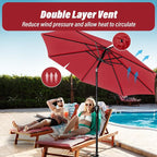 Simple Deluxe 9' Patio Umbrella Outdoor Table Market Yard Umbrella - Image 5